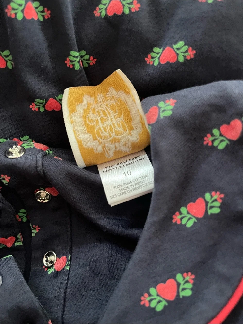 TBBC EUC/LN Holly Day Peter Pan Collar Tunic Blouse